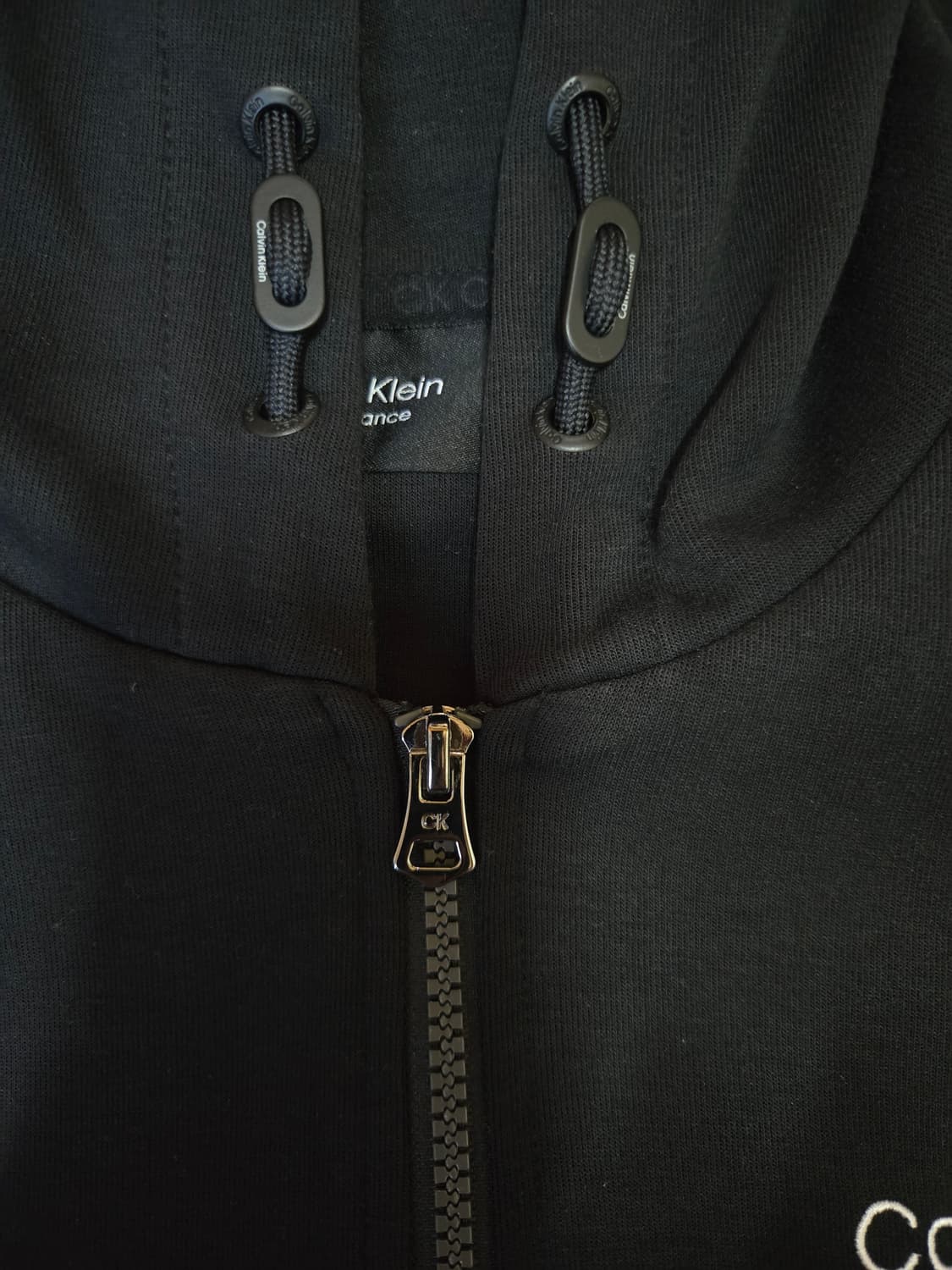 캘빈클라인 남성 블랙 CK패치 후드집업 상품이미지4