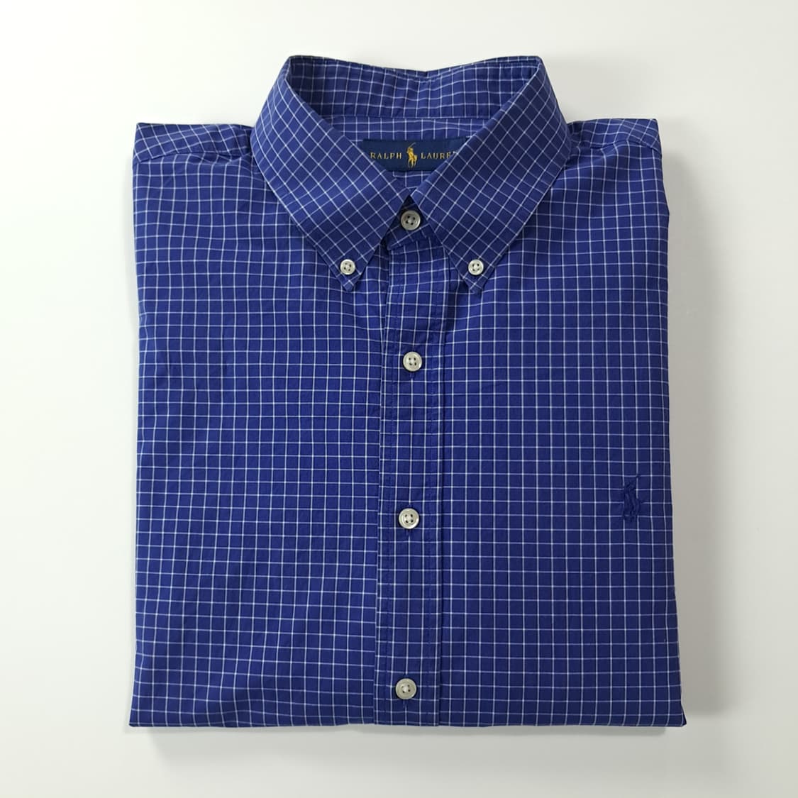 CK319 XL 폴로 스몰 윈도우페인 로열블루 반팔 셔츠 남방 상품이미지7