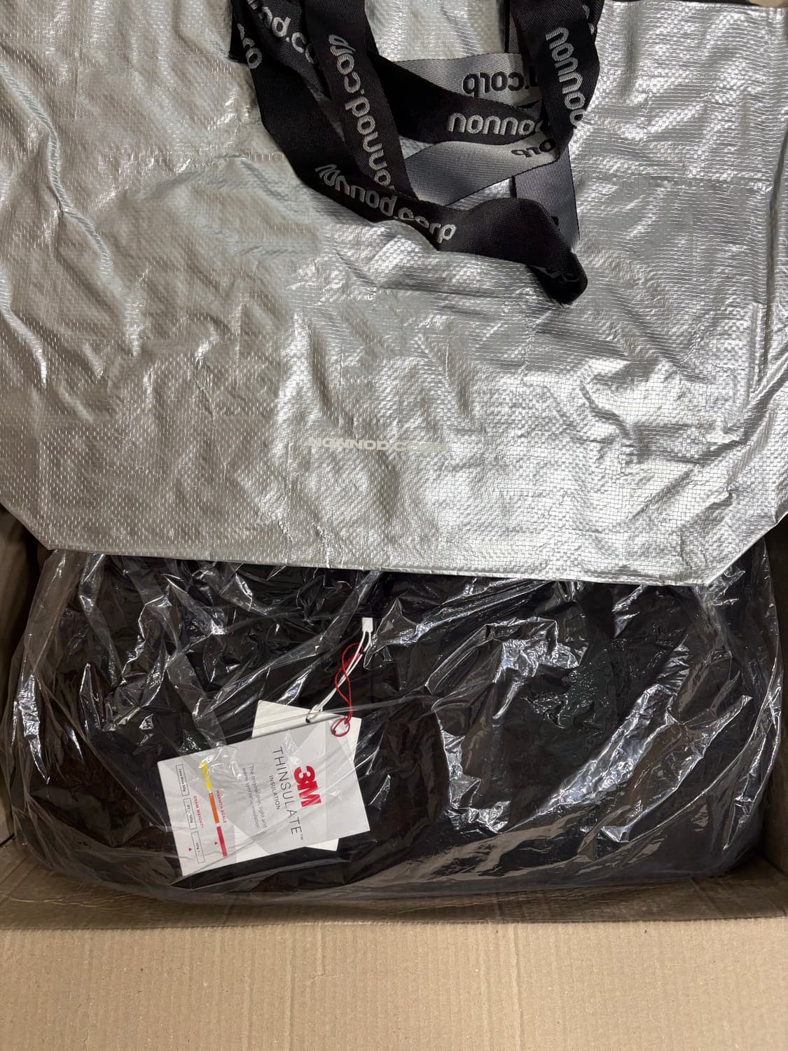 논노드 셔링 봄버 블랙 2사이즈 상품이미지2