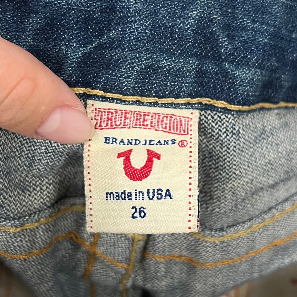[정품/26] 트루릴리젼 부츠컷 데님 청바지 b13 상품이미지6