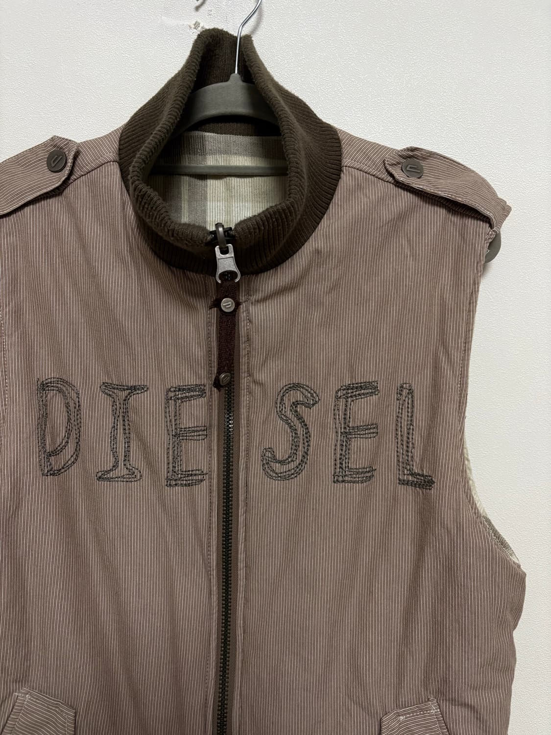 디젤 리버시블 양면 베스트 조끼 상품이미지4