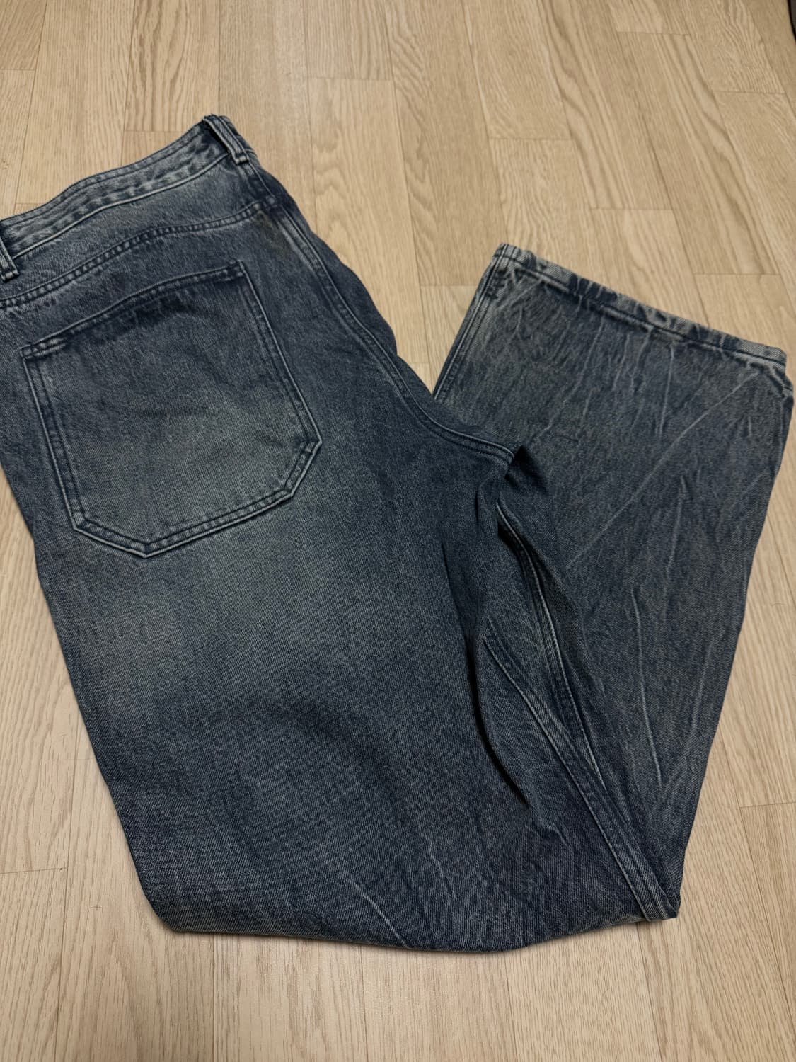 @91yxng 님 착용 우영미 SOLID라인 데님팬츠 50사이즈 상품이미지3