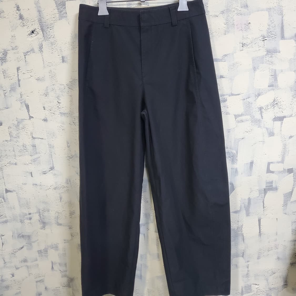 유니클로 와이드핏 코튼 팬츠  상품이미지1