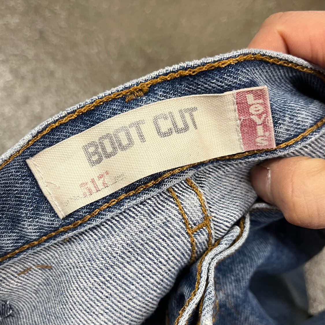 00s Levis517 데님 부츠컷 (37“) 상품이미지5