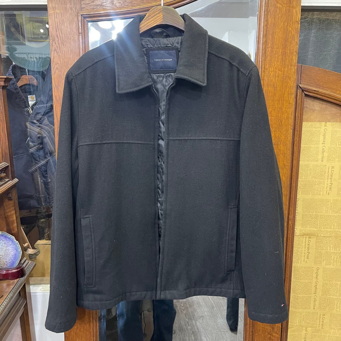 타미힐피거 모직 블루종 상품이미지2