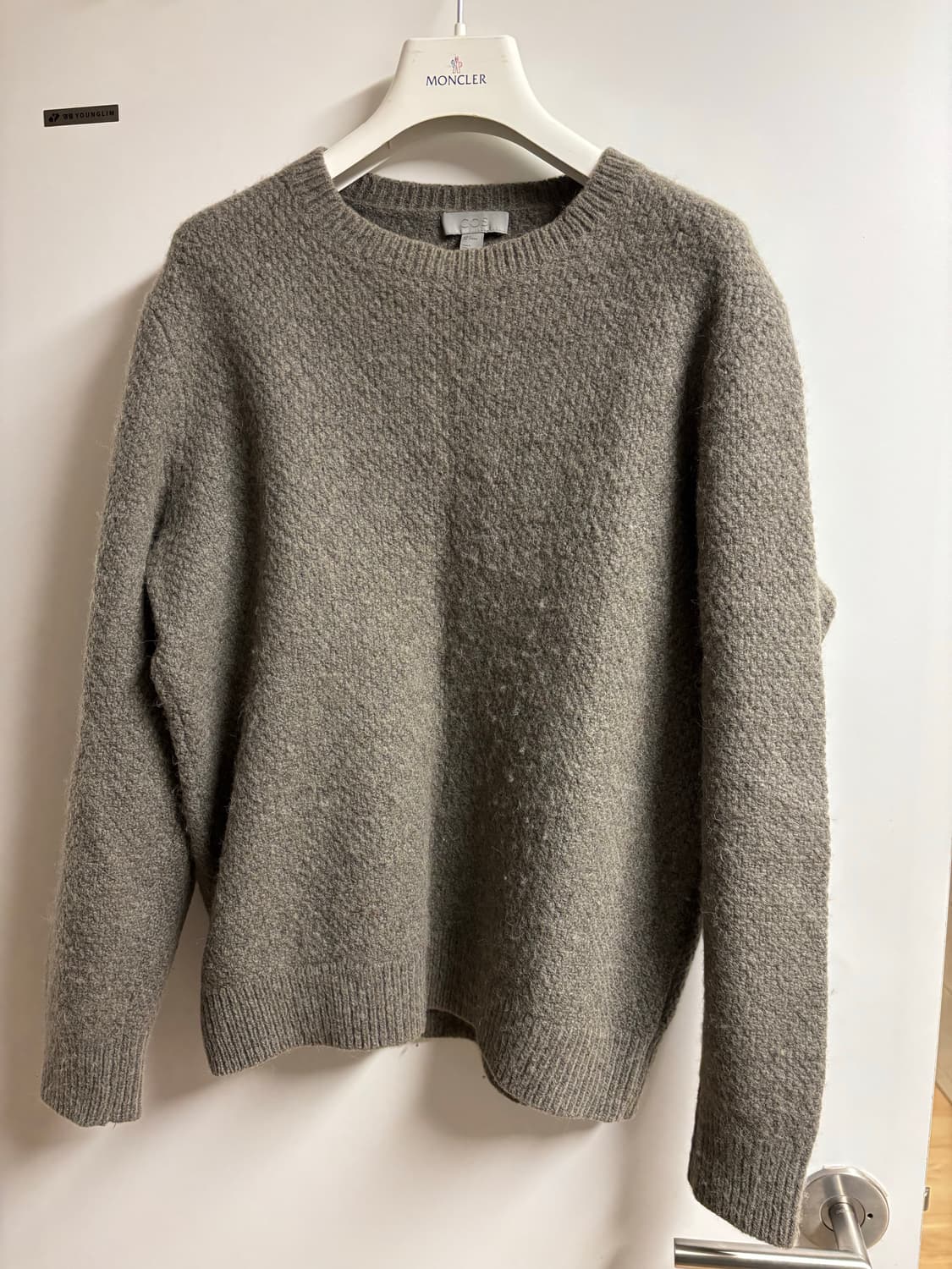 [S] 코스 알파카 스웨터 그레이베이지 상품이미지1