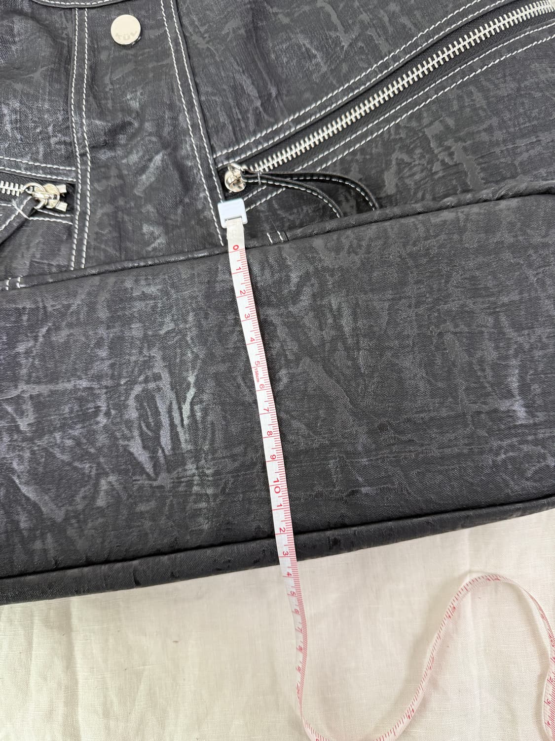 Kul 큘 스티치 숄더백 블랙 상품이미지10