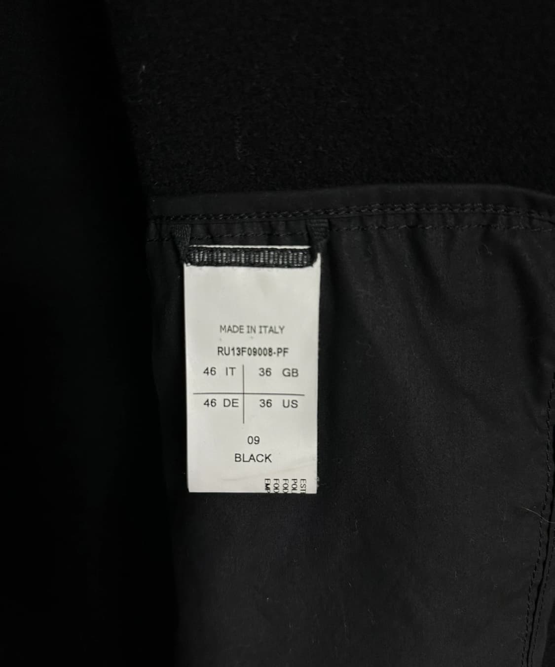 Rick owens long hood  jacket 상품이미지3