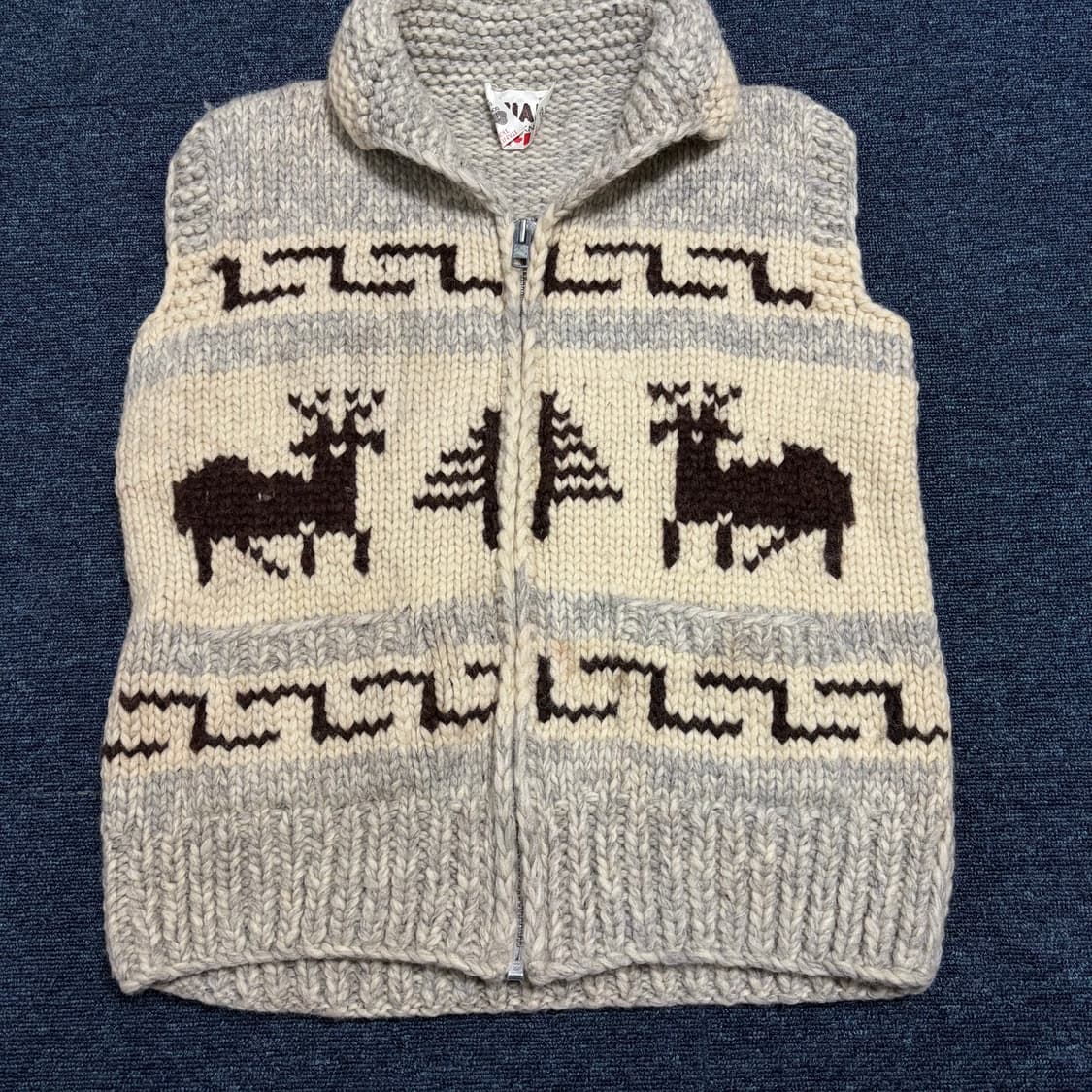 TUAK 코위찬 니트 베스트 상품이미지1