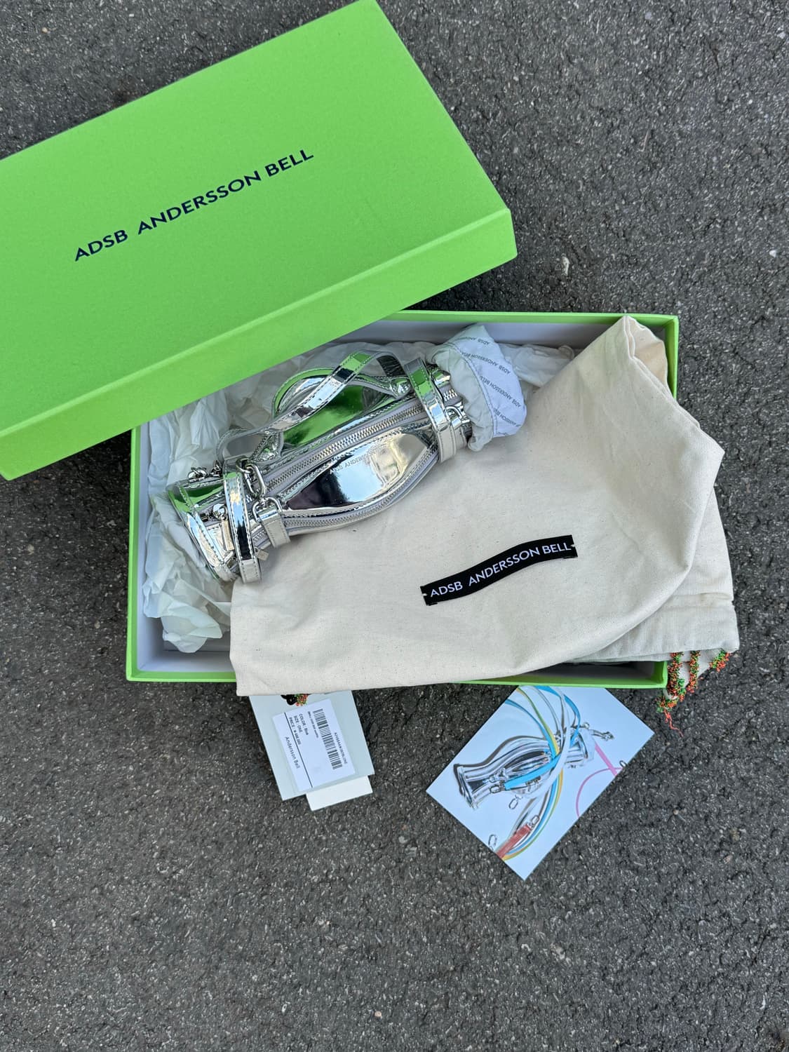 앤더슨벨 바소 백 (silver) 상품이미지7