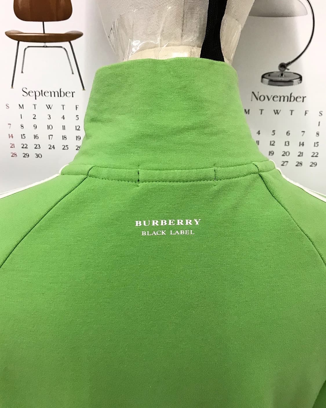 버버리 로고 패치 저지 집업 상품이미지4