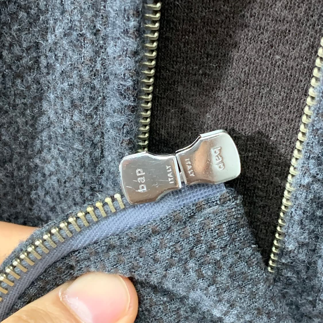 일레븐티 투웨이 헤링턴 니트 집업 상품이미지3