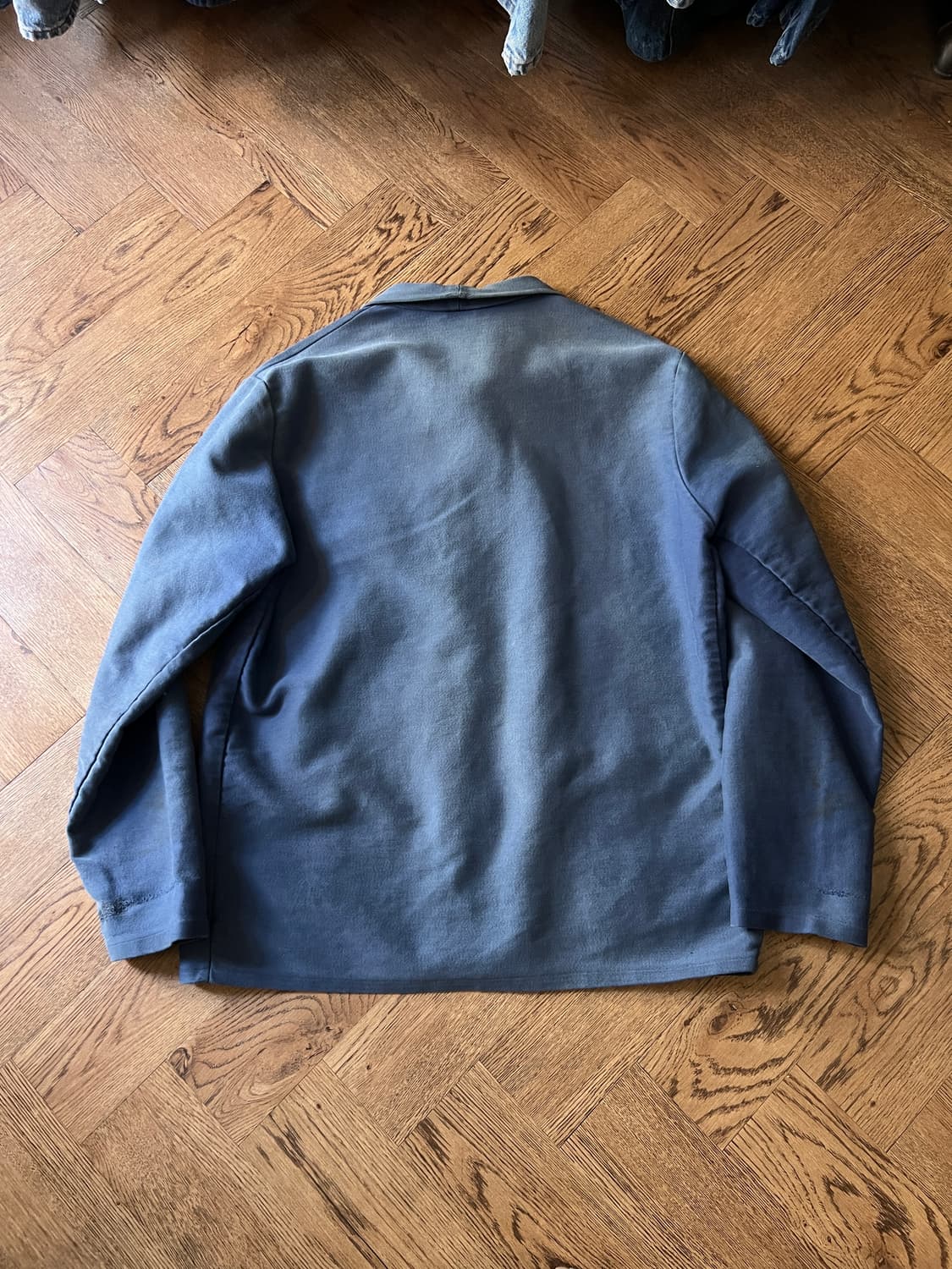 [M]90's Pionier사 빈티지 페이딩 몰스킨 프렌치 워크 자켓 상품이미지8