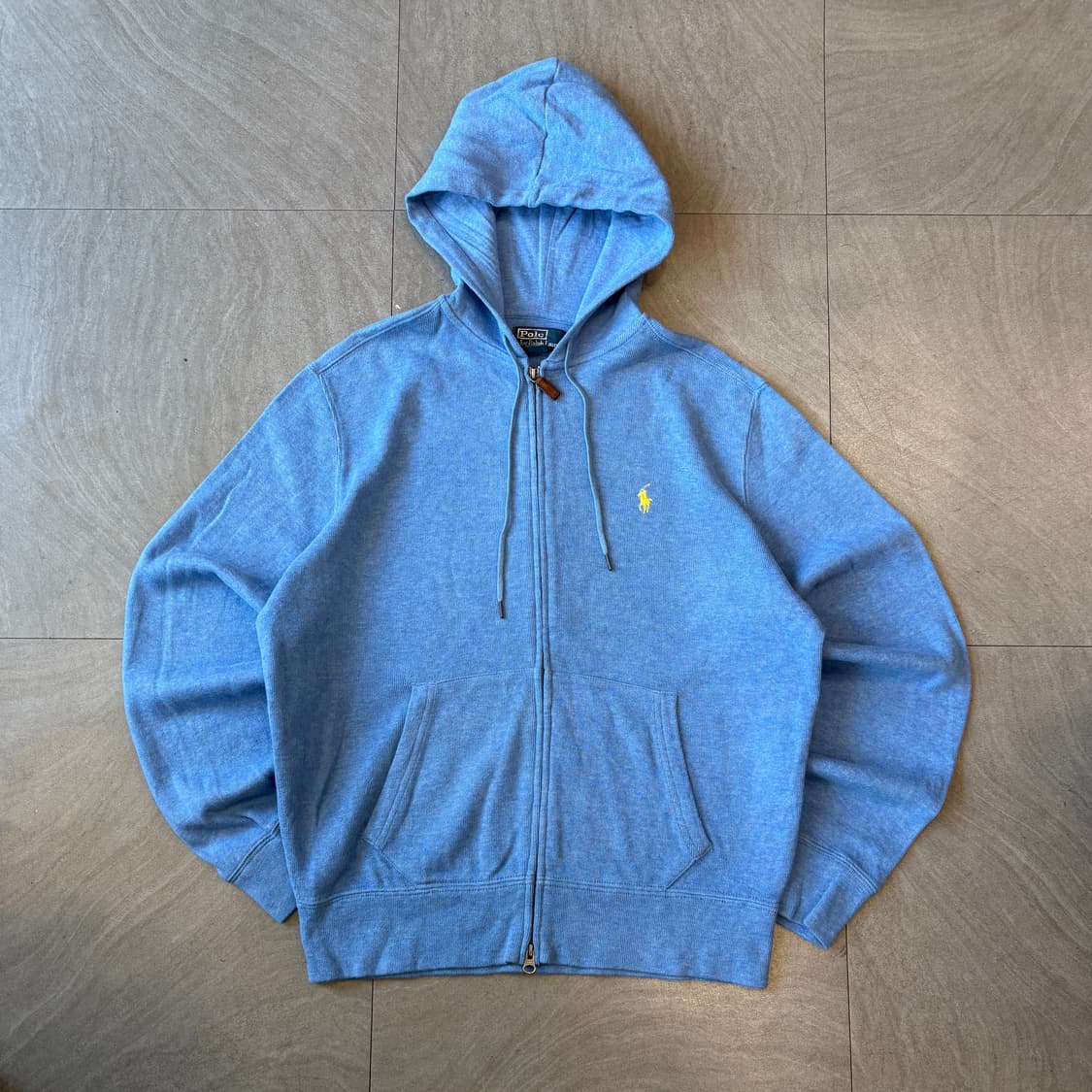 폴로 정품 블루 후드 집업 자켓  상품이미지1