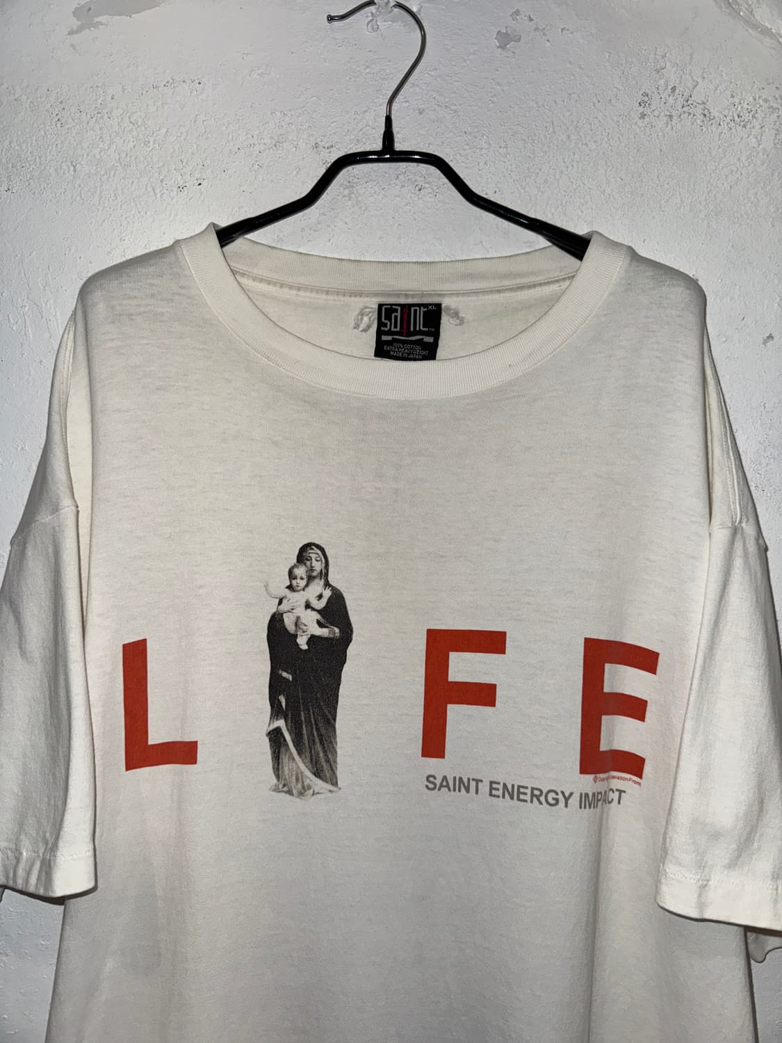 세인트 마이클 라이프 마리아 티셔츠 화이트 - 23SS 상품이미지4