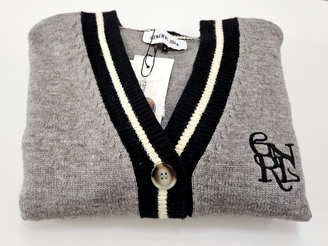 [새상품] 제너럴아이디어 프레피 니트가디건 상품이미지10