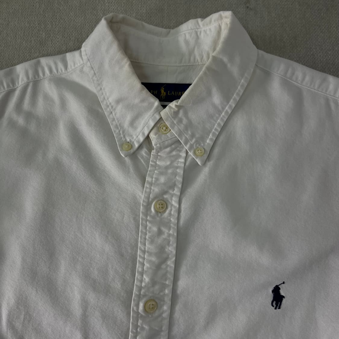 105 폴로랄프로렌 화이트 코튼 셔츠 상품이미지2