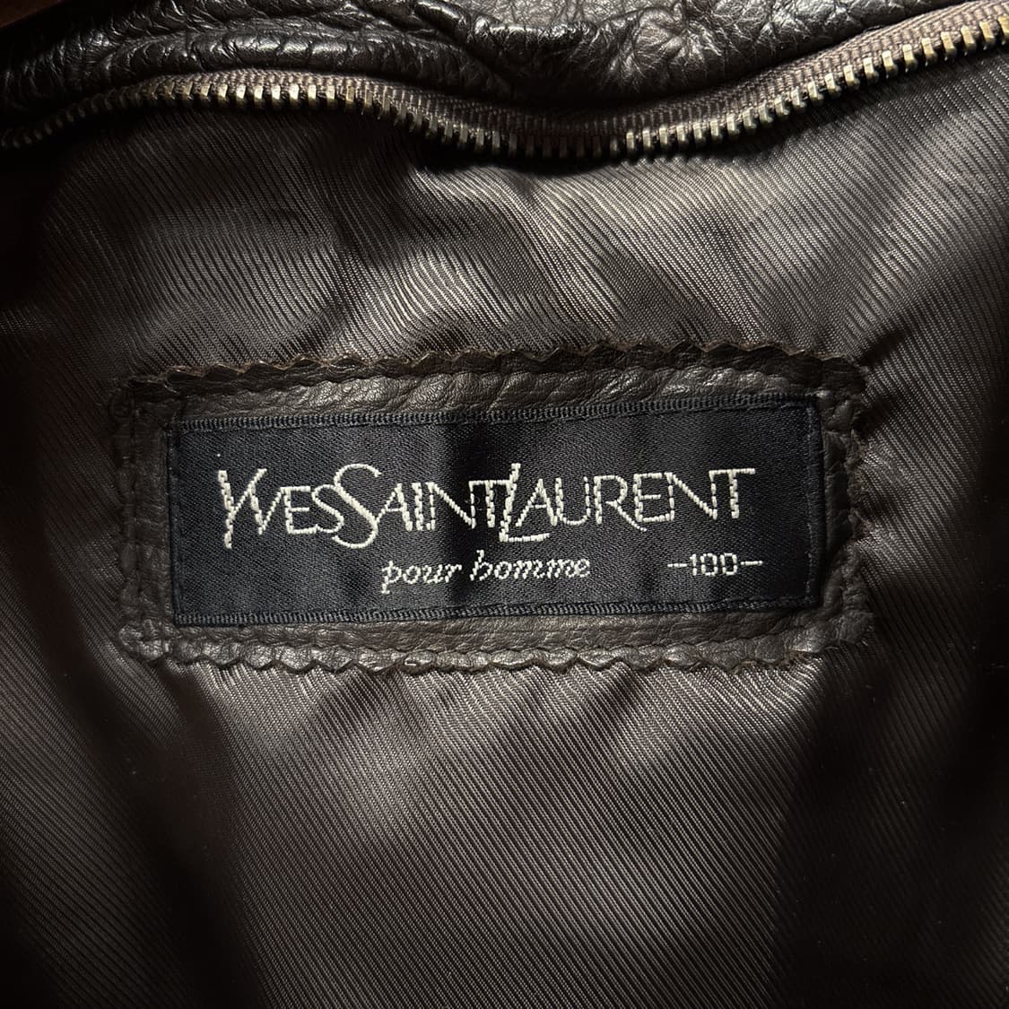 90s YSL 옴므 엠버레더 쉐르파카라 카코트 N940 상품이미지9