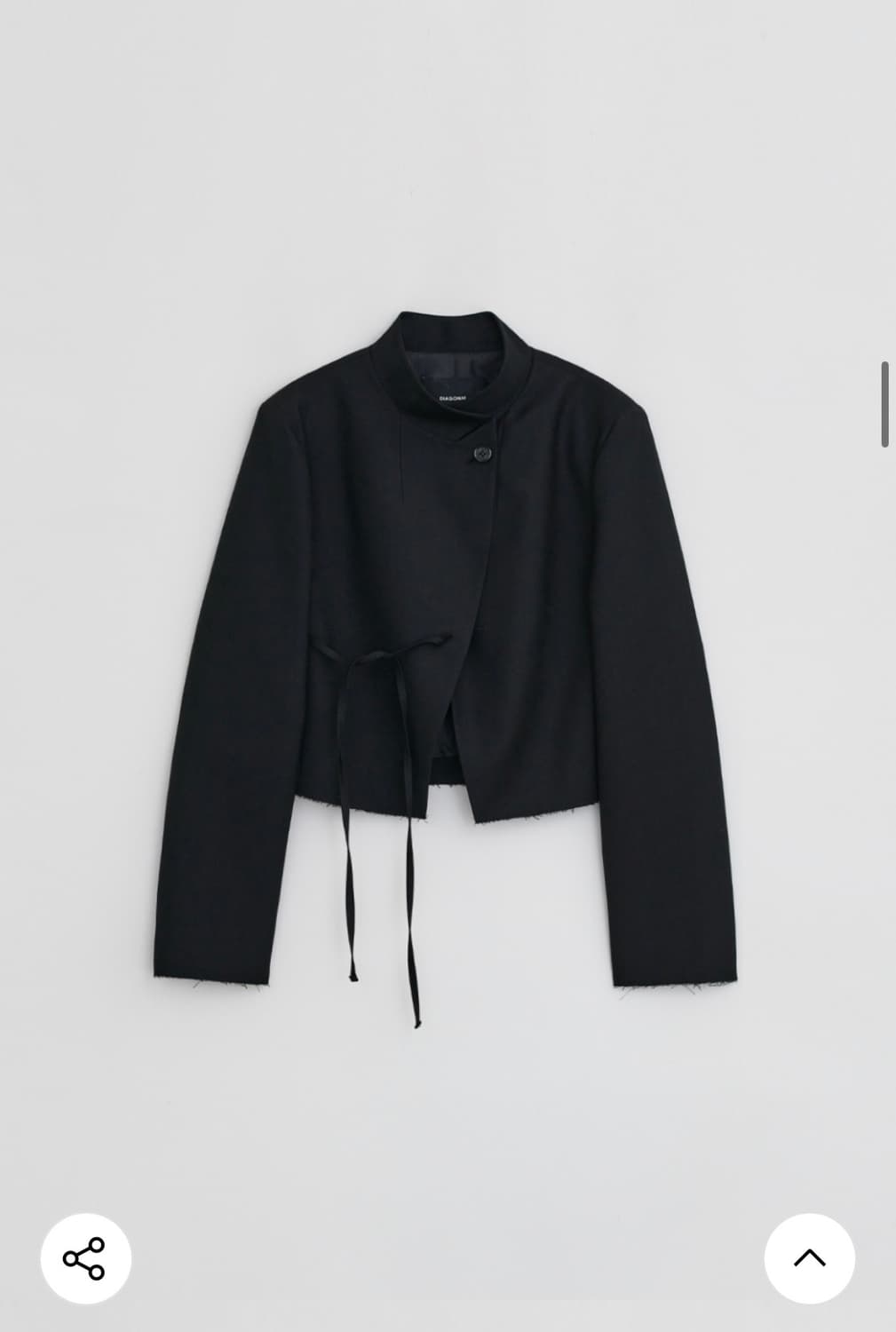 다이애그널 DIAGONAL STRAP JACKET (black) 상품이미지4