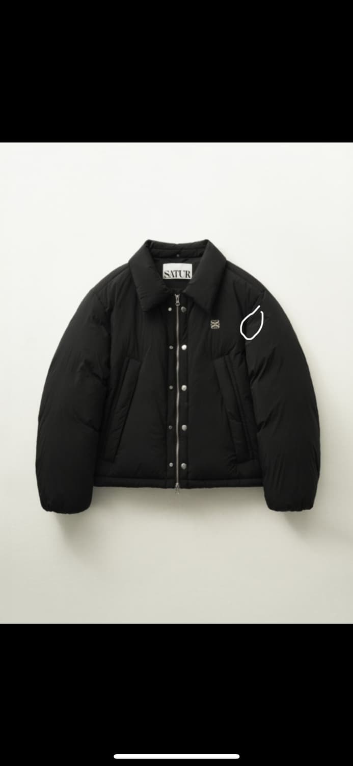 세터 레체 덕다운 패딩 블랙 M 상품이미지2