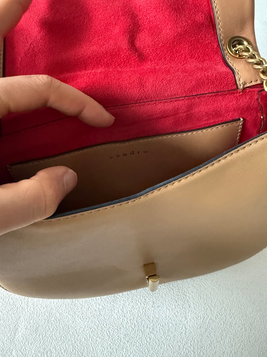 산드로(Sandro) 레더 크로스백 상품이미지10