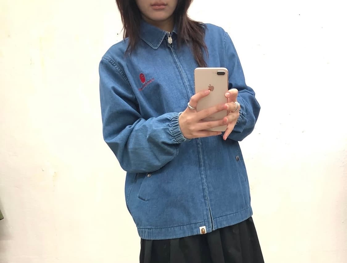 베이프 데님 블루종 상품이미지1