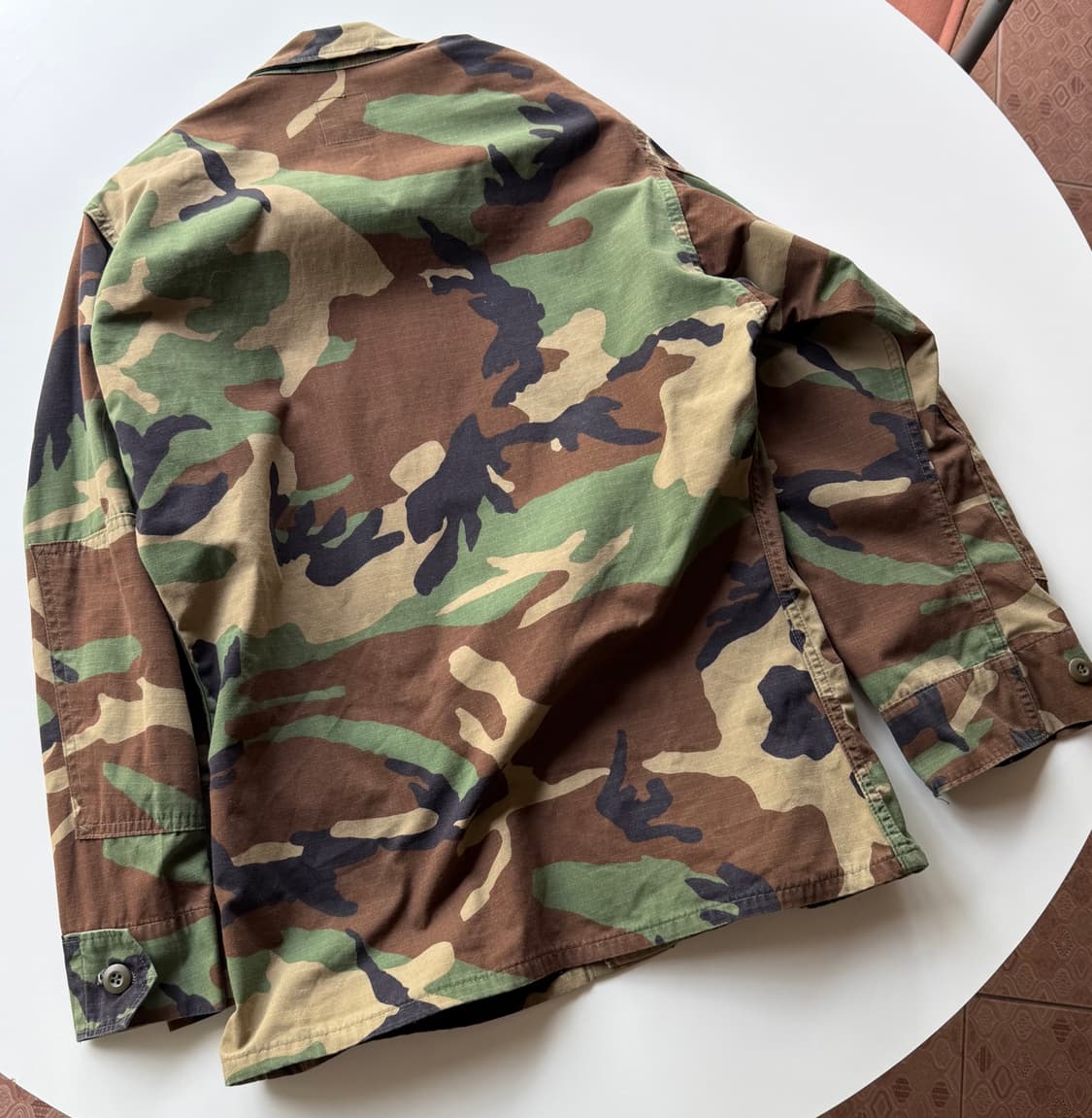 US army 빈티지 Woodland Camouflage 상의 상품이미지5
