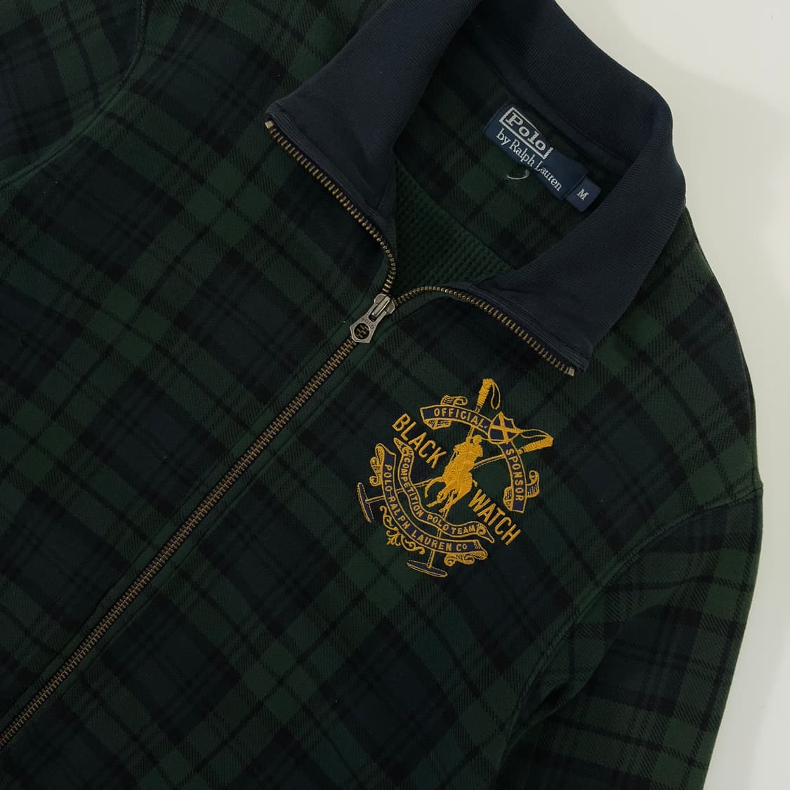  Polo  폴로 랄프로렌 그린 블랙워치 자수 타탄체크 자켓 상품이미지3