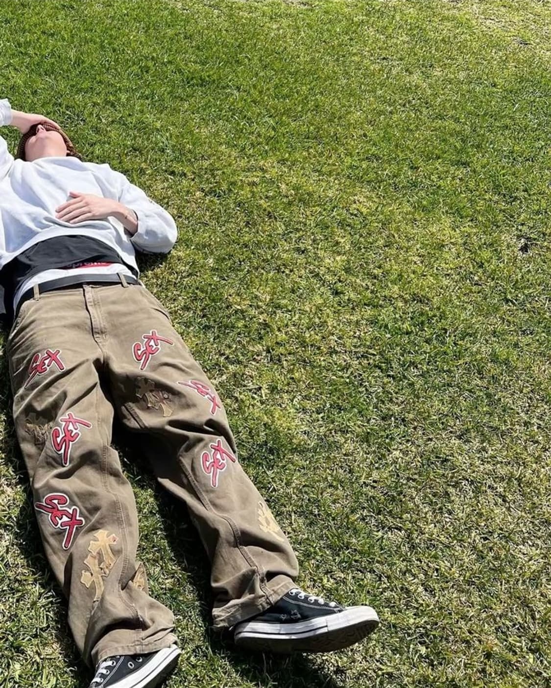 빈티지 블랭크 스웻셔츠 라이트그레이 상품이미지1