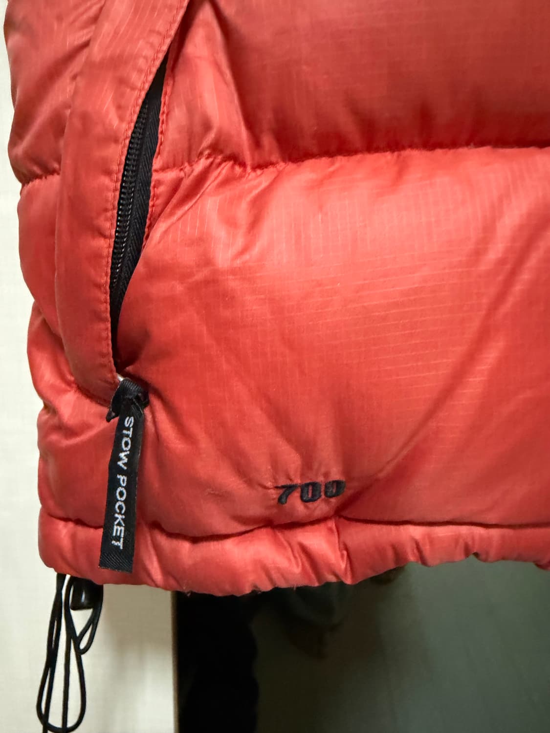 노스페이스 조끼패딩 오렌지 700 상품이미지2