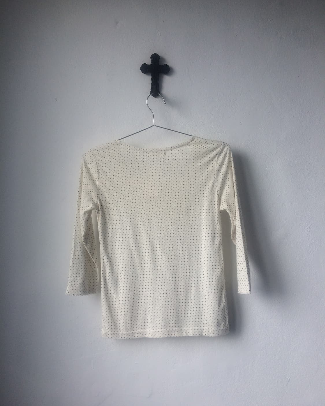 Crochet trimming dot pattern sleeve 상품이미지2