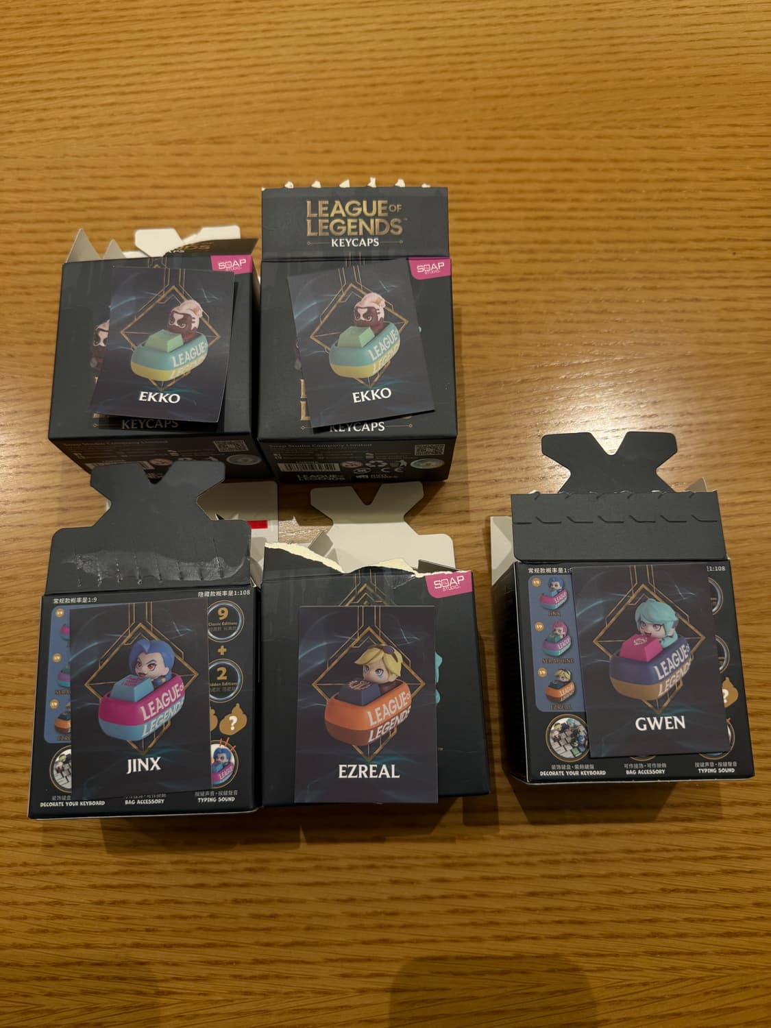 리그오브레전드 랜덤 키캡 상품이미지1