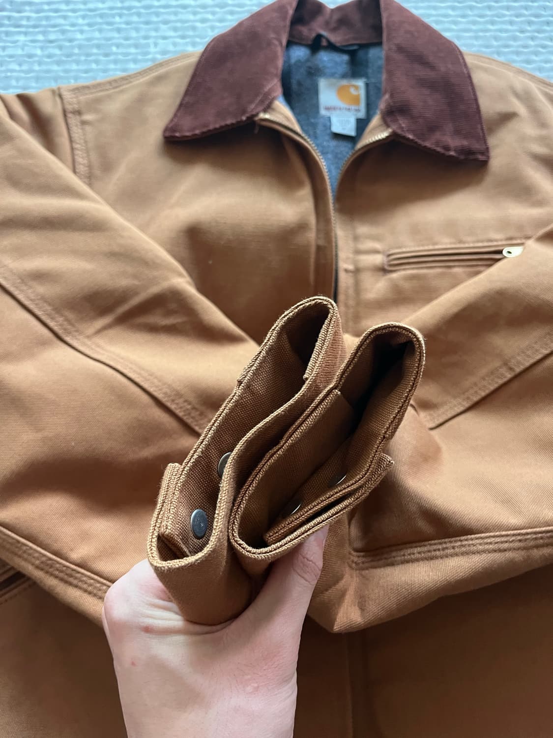 [S] 칼하트 디트로이트 자켓 브라운 j001 상품이미지3