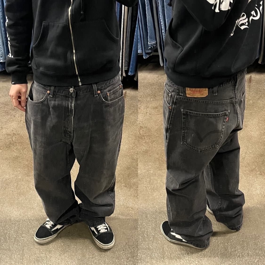 00s 리바이스550 블랙진 (37“) 상품이미지1