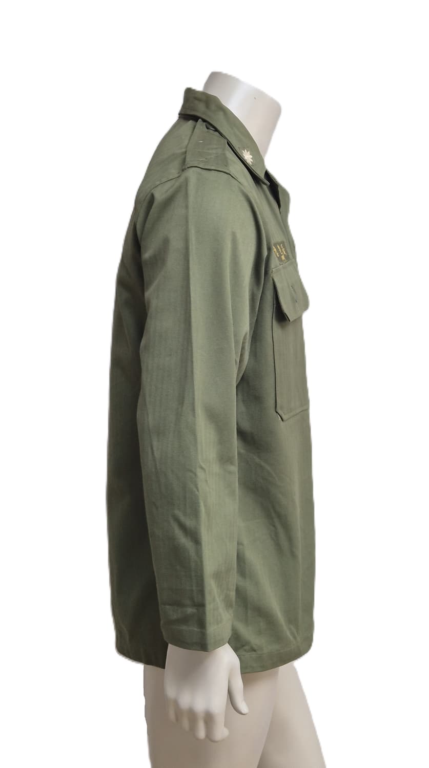 육군 구형 의무 소령 70년대 민무늬 전투복 상의 자켓 (L) 상품이미지3