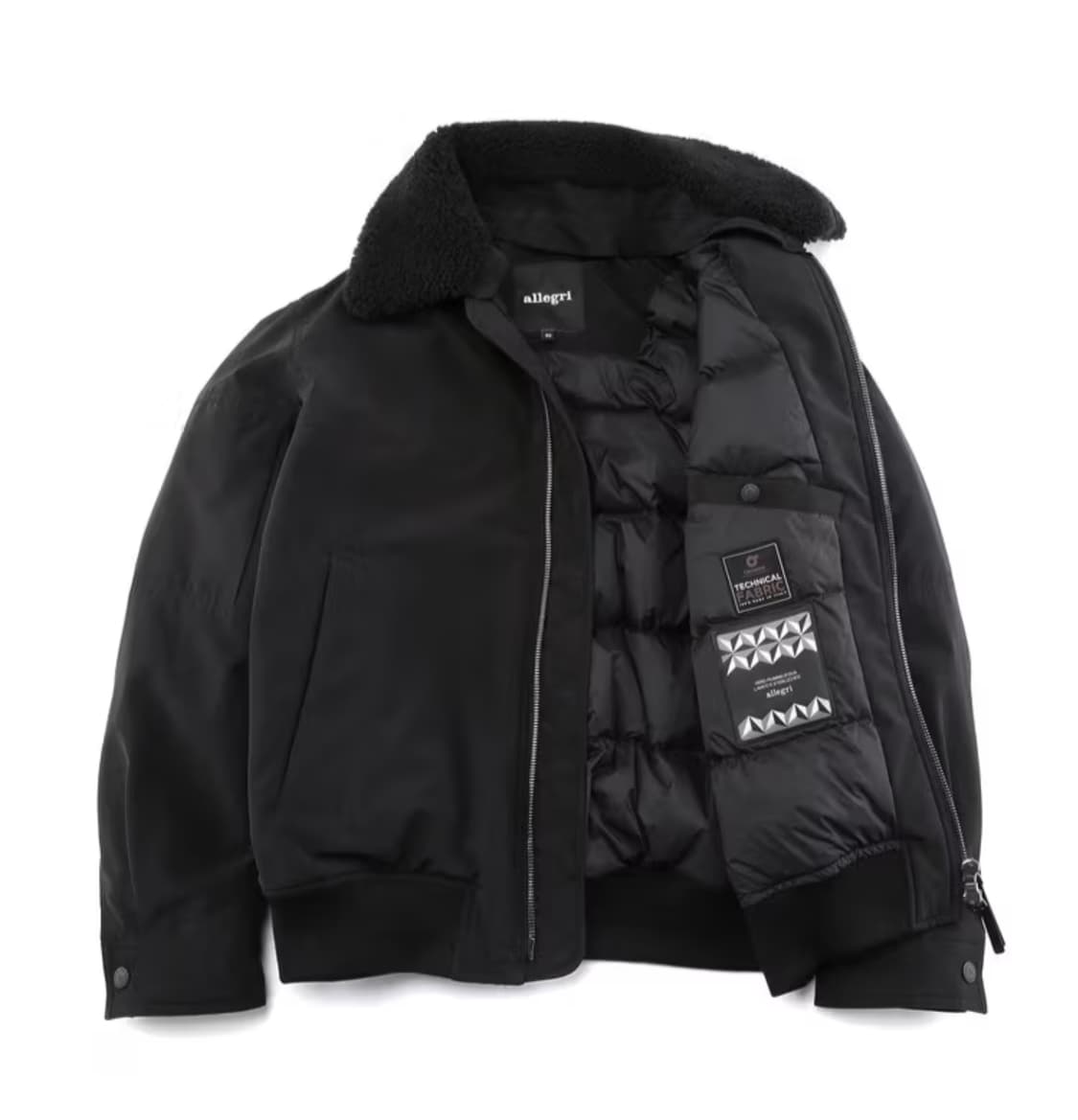 알레그리 블랙  양털무스탕점퍼 54 상품이미지4