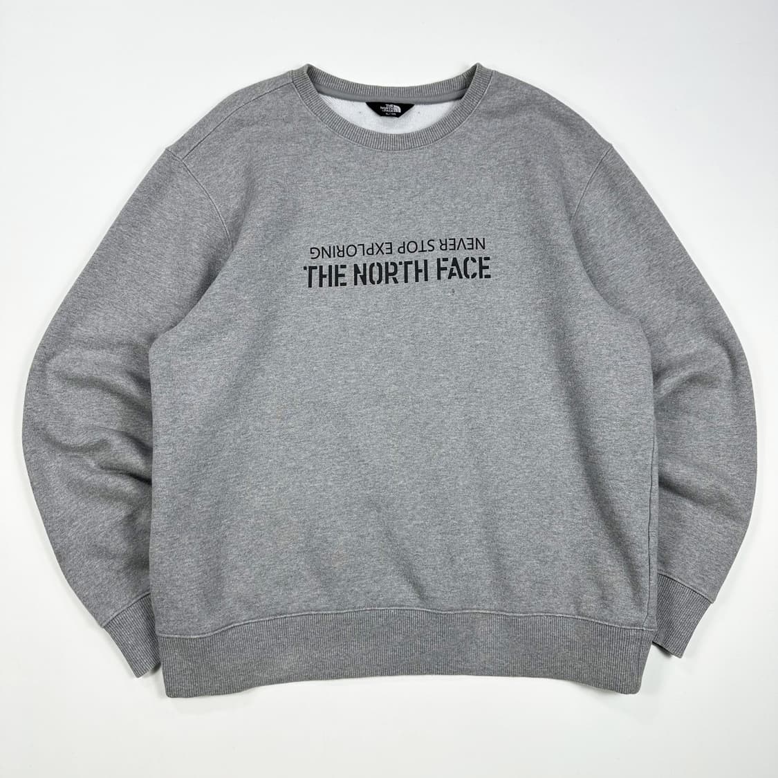 노스페이스 마운틴 이니셜 그레이 맨투맨 (XL) 상품이미지2