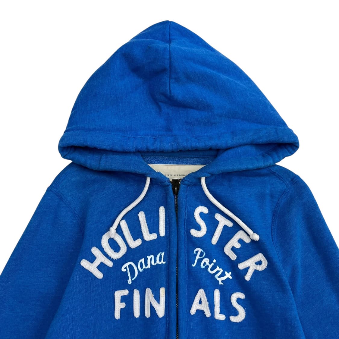 홀리스터 센터로고 블루 후드집업 S 상품이미지3