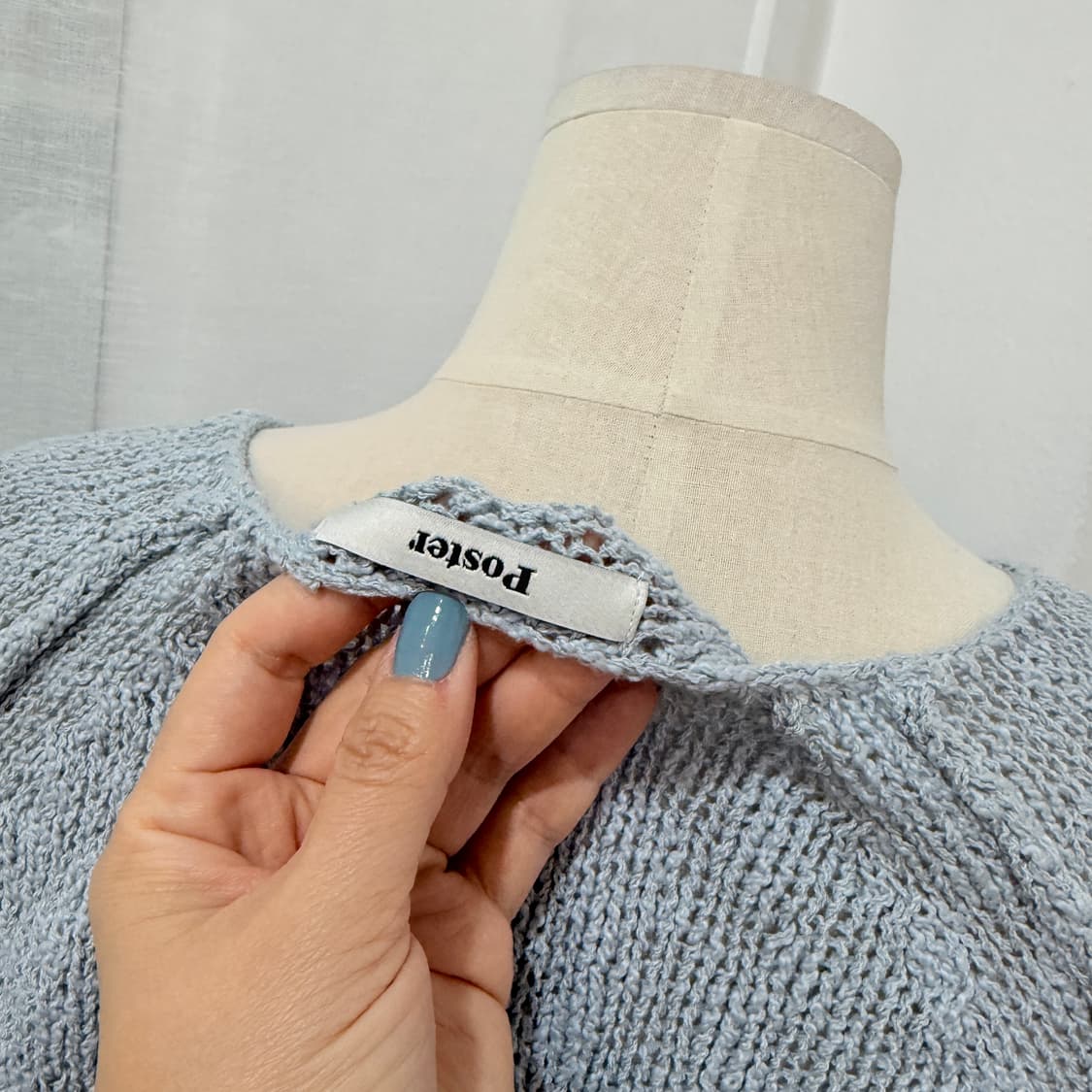 포스터 POSTER 성글 긴팔가디건 여름가디건 썸머 4391 상품이미지5