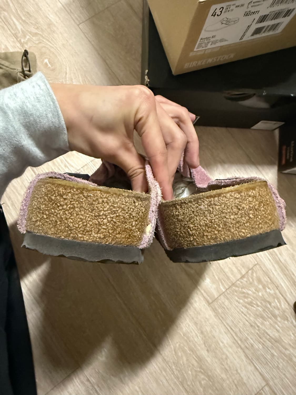 [43] 스투시 x 버켄스탁 보스턴 핑크  상품이미지4