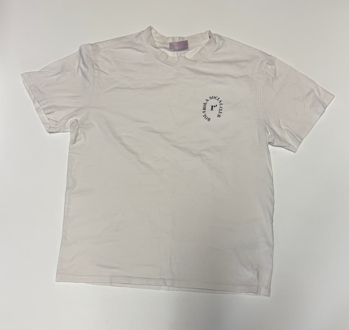 여성 로라로라 Rolarola 클럽 화이트 반팔 티셔츠 M 상품이미지1