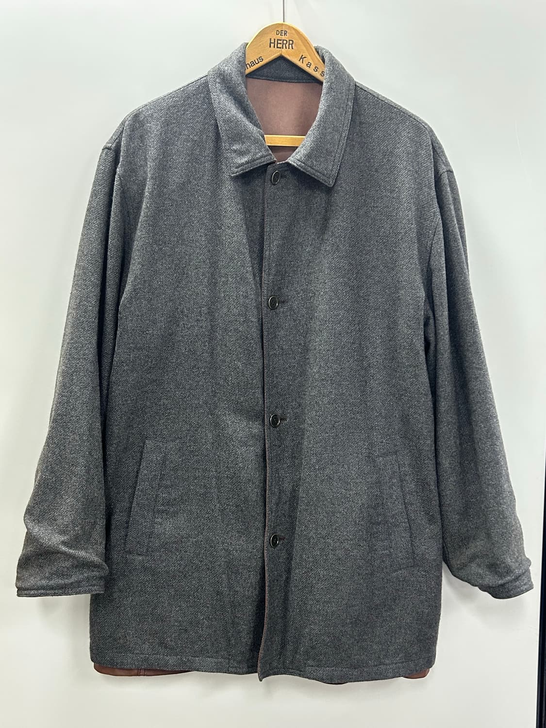 이태리 SULKA 리버시블 가죽 카코트 상품이미지5