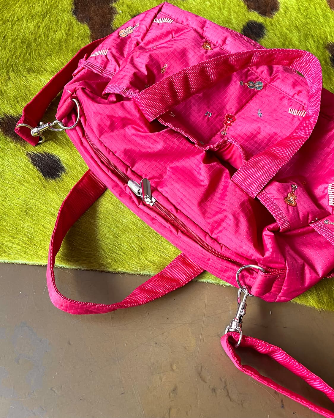 Jpn Vintage Music Embroidery 2-Way Bag 상품이미지6