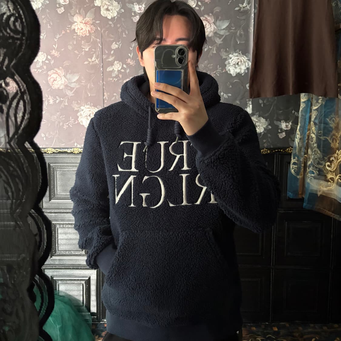 a154) 트루릴리젼 플리스 후드자켓 상품이미지1