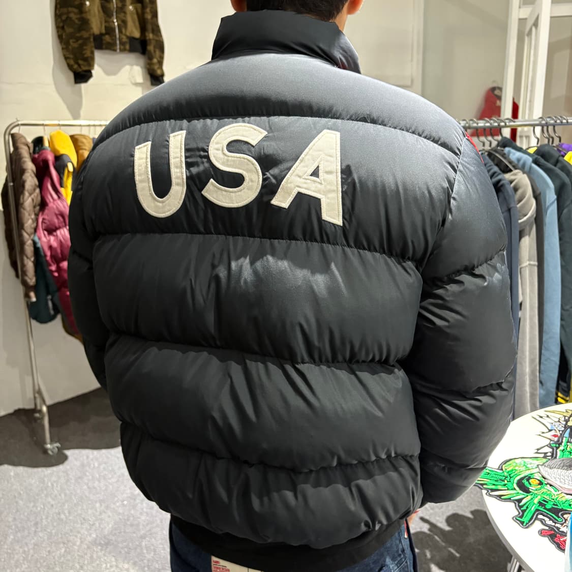 90‘s 폴로 빅포니 USA 1934pc 봄버 패딩 상품이미지2