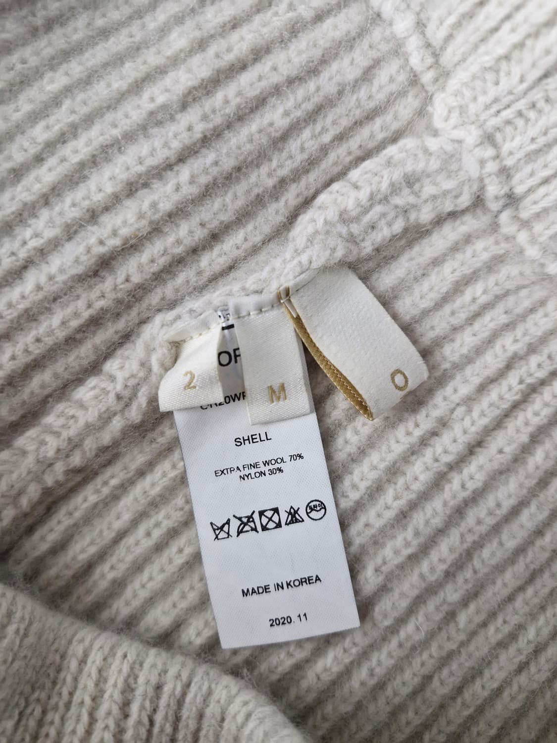 오르 ORR 울 니트 팬츠 아이보리_M(2) 상품이미지5