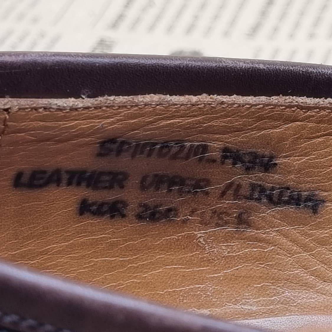 푼크트 PUNKT 수제로퍼 실사이즈260 상품이미지6