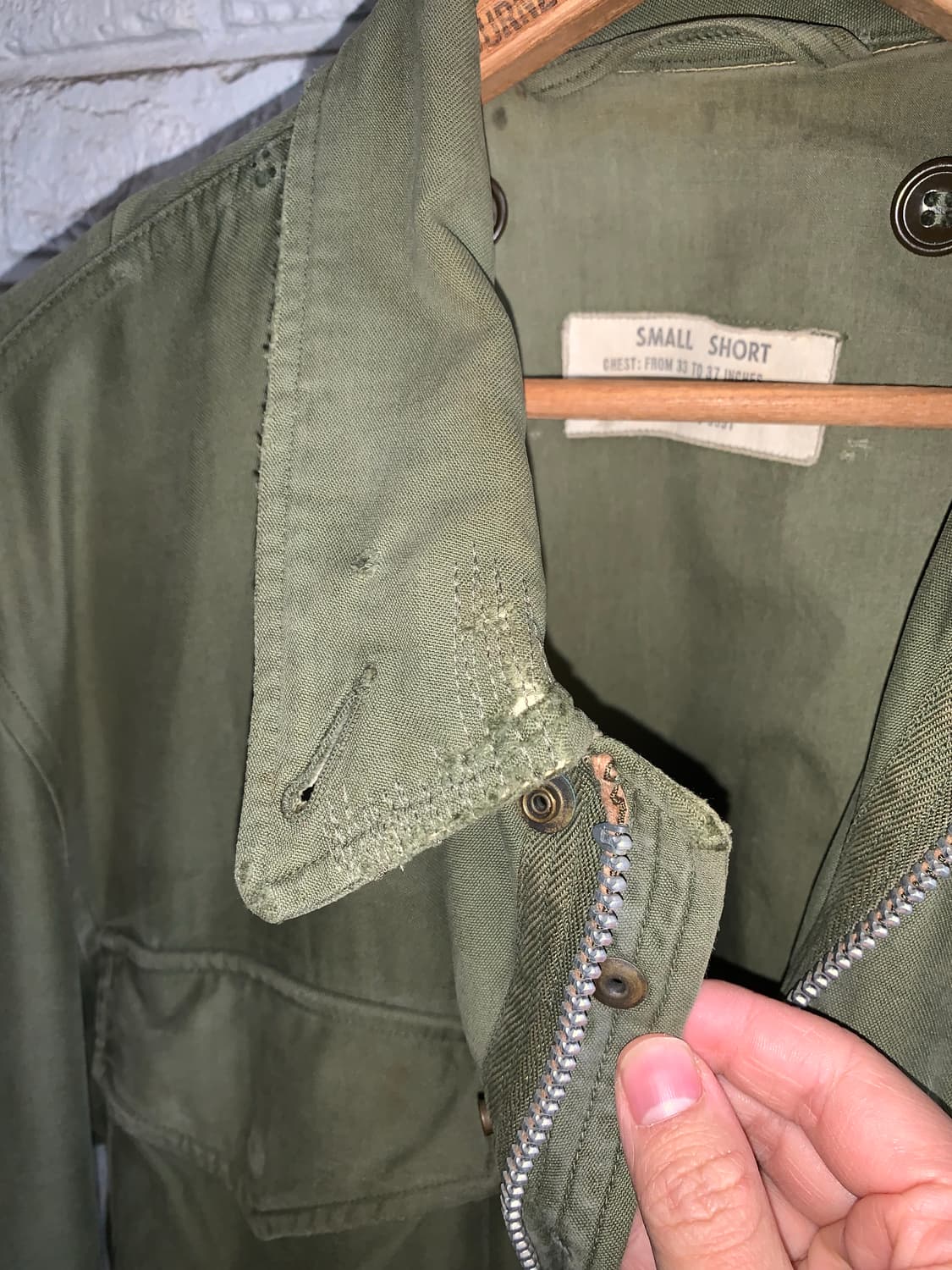 50년대 미군 m51 필드자켓 s 상품이미지3