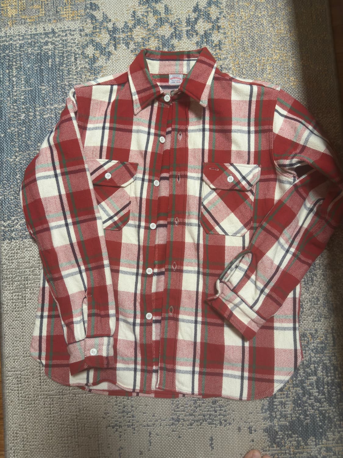 웨어하우스 플란넬셔츠 3104 c패턴 L(40) 상품이미지2