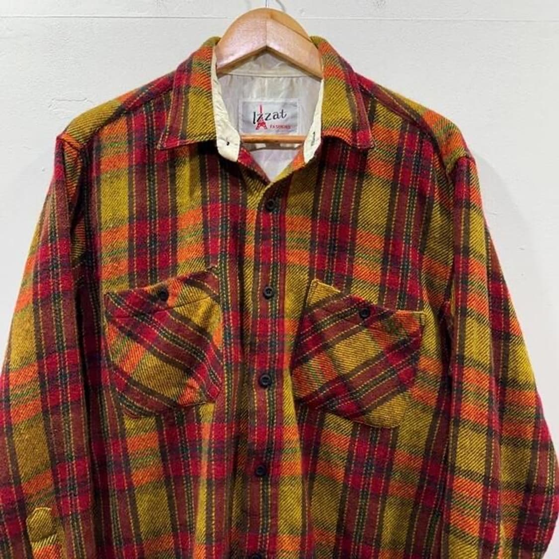 90s 제팬 타탄 체크 플란넬 셔츠 (L)   상품이미지2